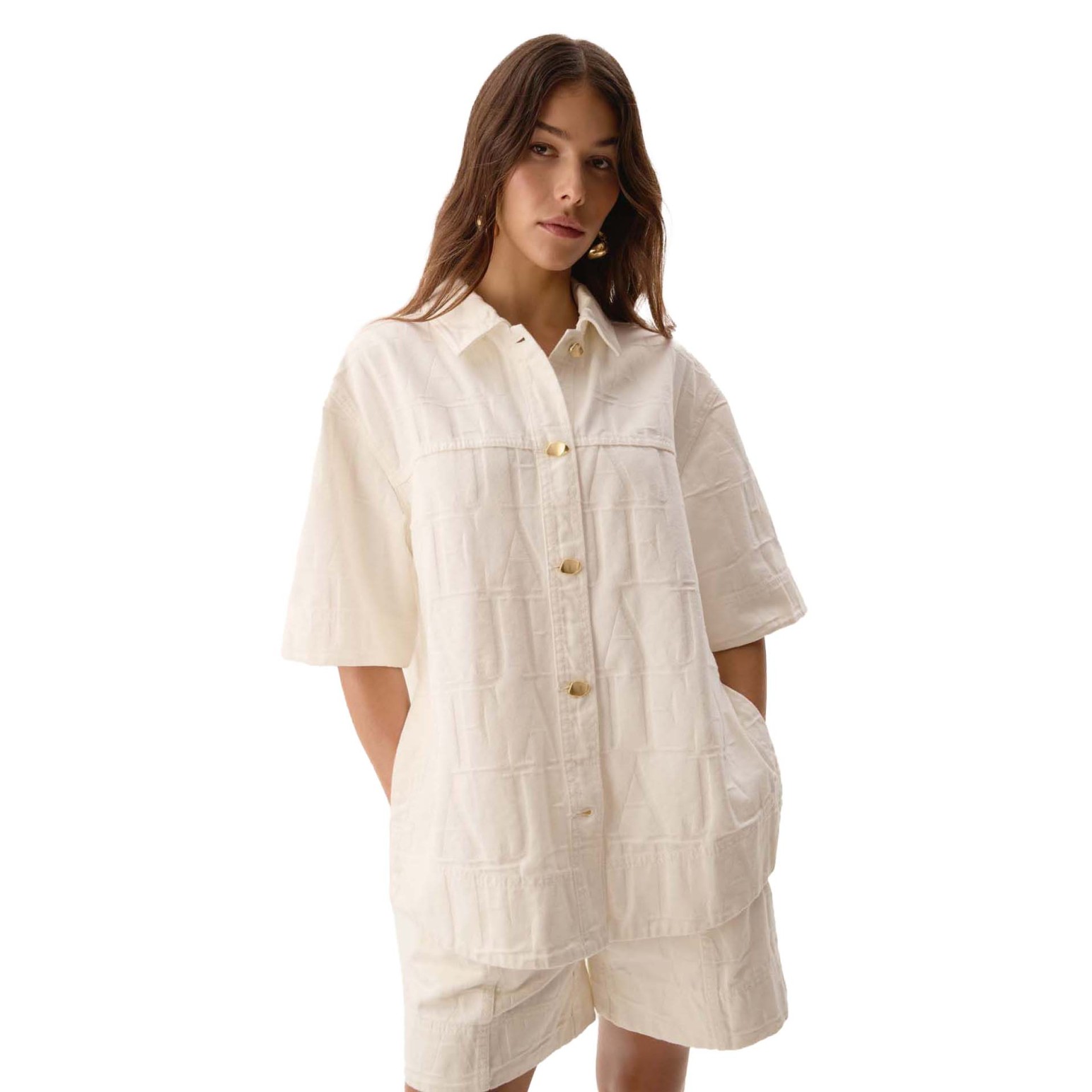 Aje Helm Denim Shirt